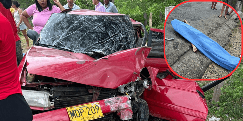 Obrero de construcción muere en violento choque en Los Pondores, La Guajira