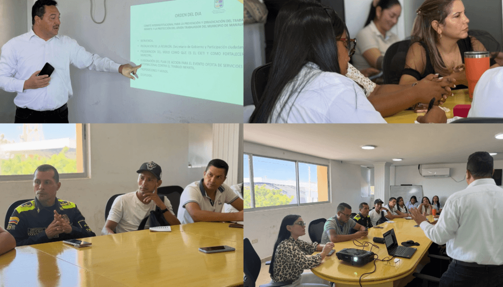 Manaure reúne instituciones para combatir el trabajo infantil en el municipio