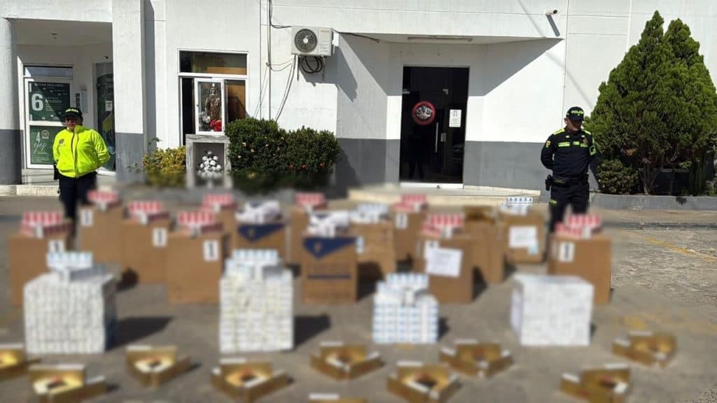 Policía detiene contrabando de casi 10 mil cajetillas de cigarrillos en la vía Maicao-Paraguachón