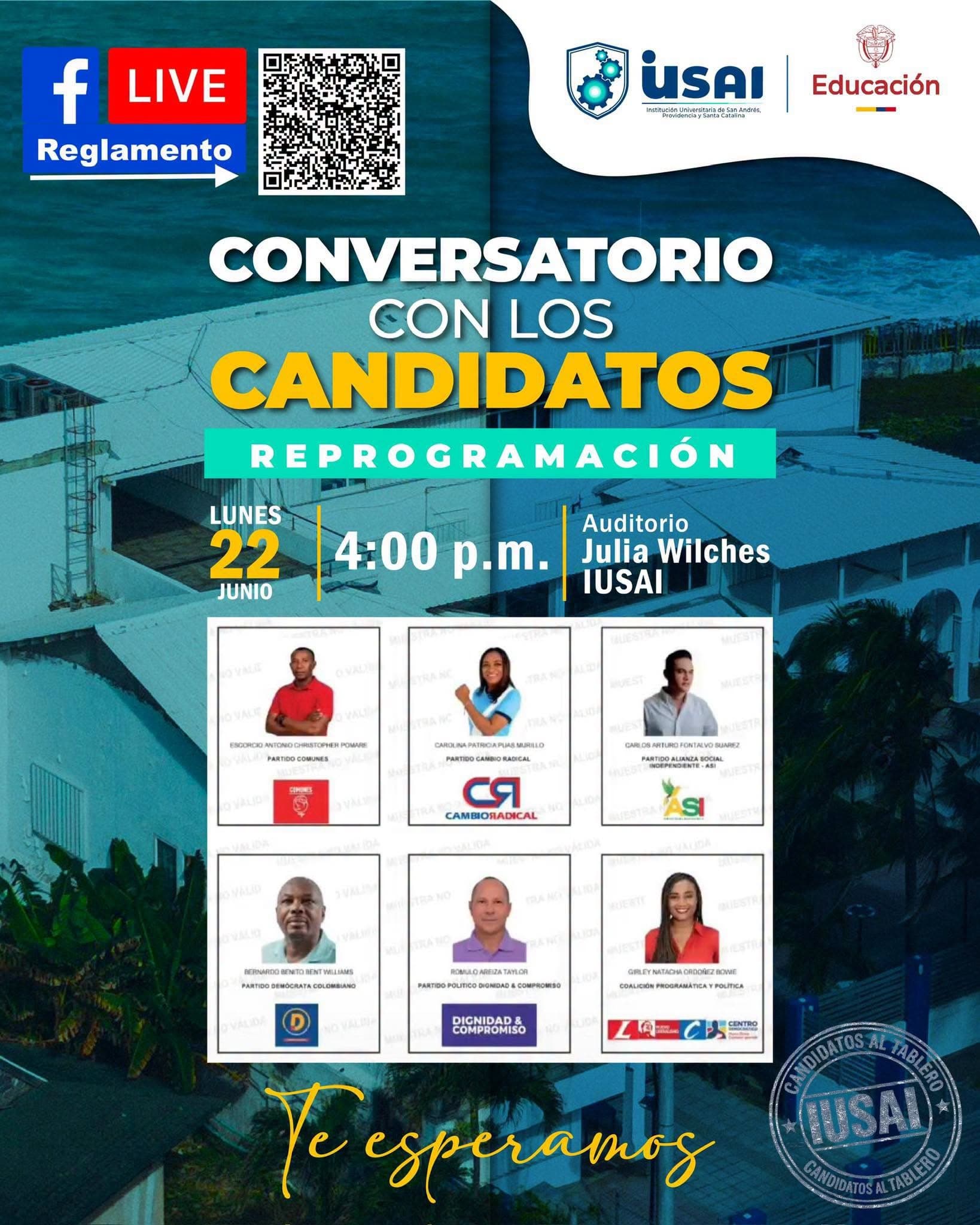 IUSAI abre espacio para que candidatos a Gobernación del Archipiélago presenten sus propuestas