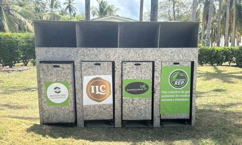 GreenIsland dona contenedor de vidrio a Base Naval de San Andrés para impulsar reciclaje en la isla